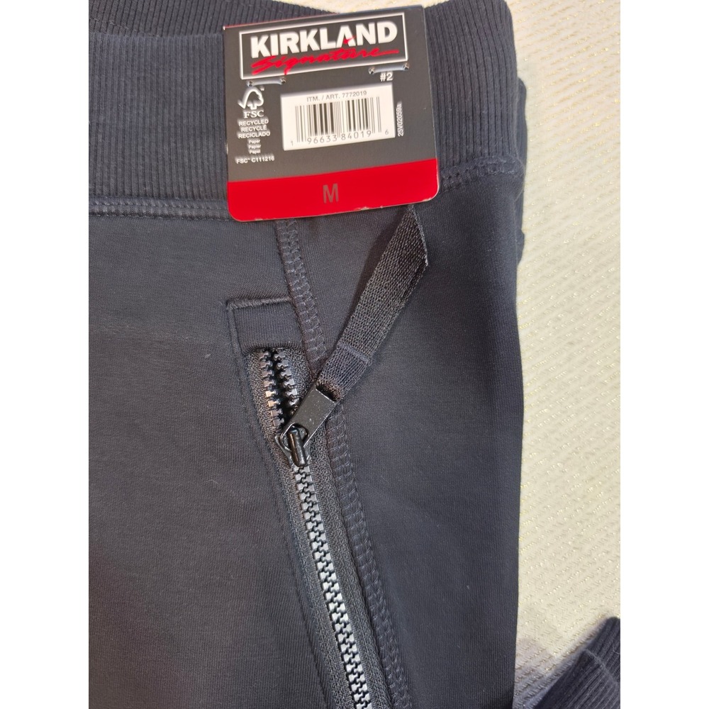Kirkland Performance Jogger Black Heather Slim Tapered Sweatpants Womens Small - Picture 2 of 6